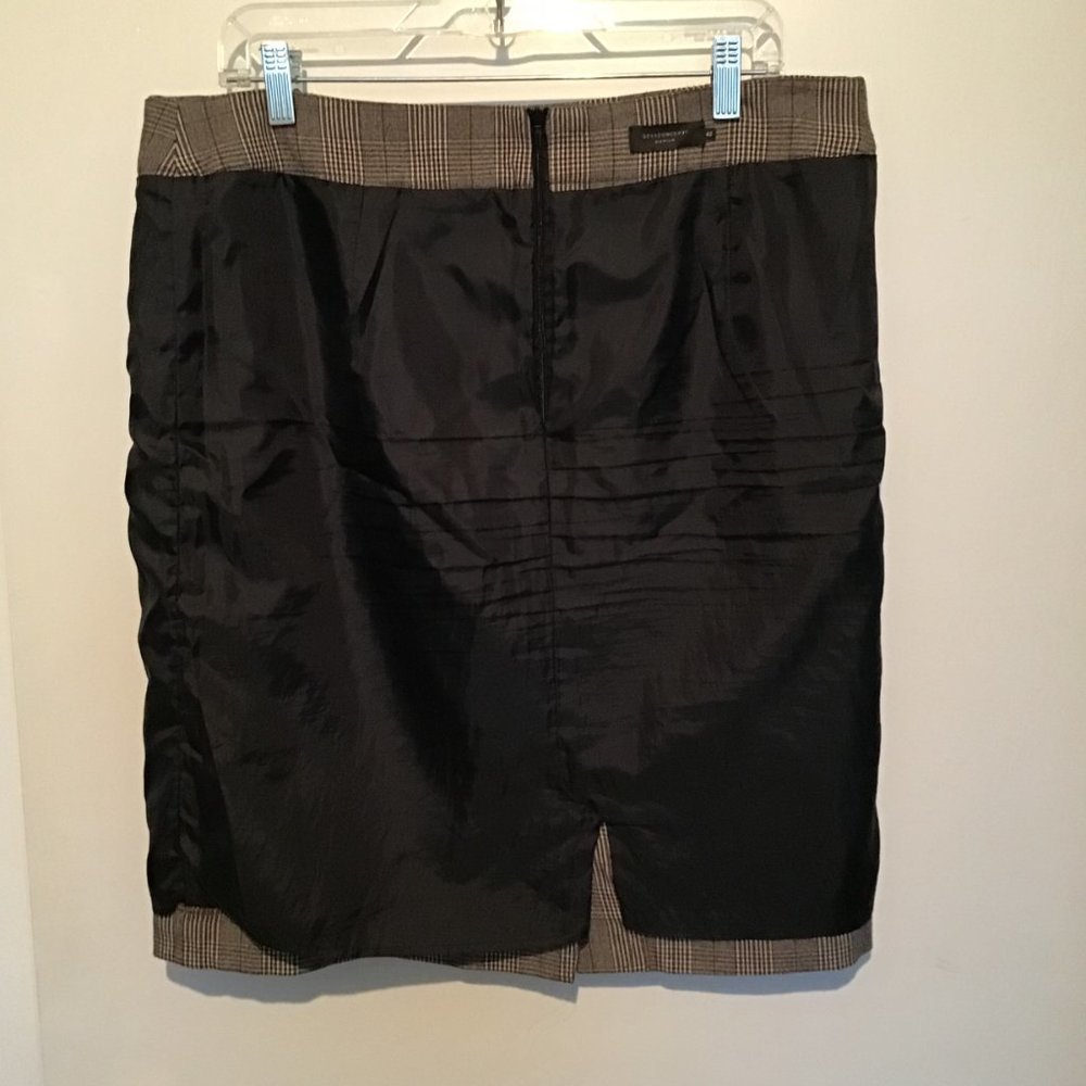 SOYA Concepts Brown Plaid Skirt - Picture 6 of 9